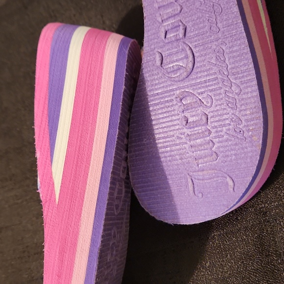 NEW JUICY COUTURE GIRL SANDALS SIZE 10 - Picture 6 of 7